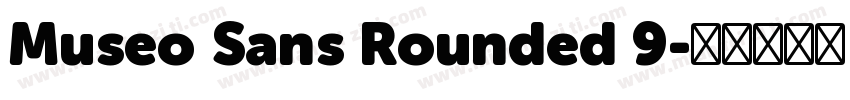 Museo Sans Rounded 9字体转换